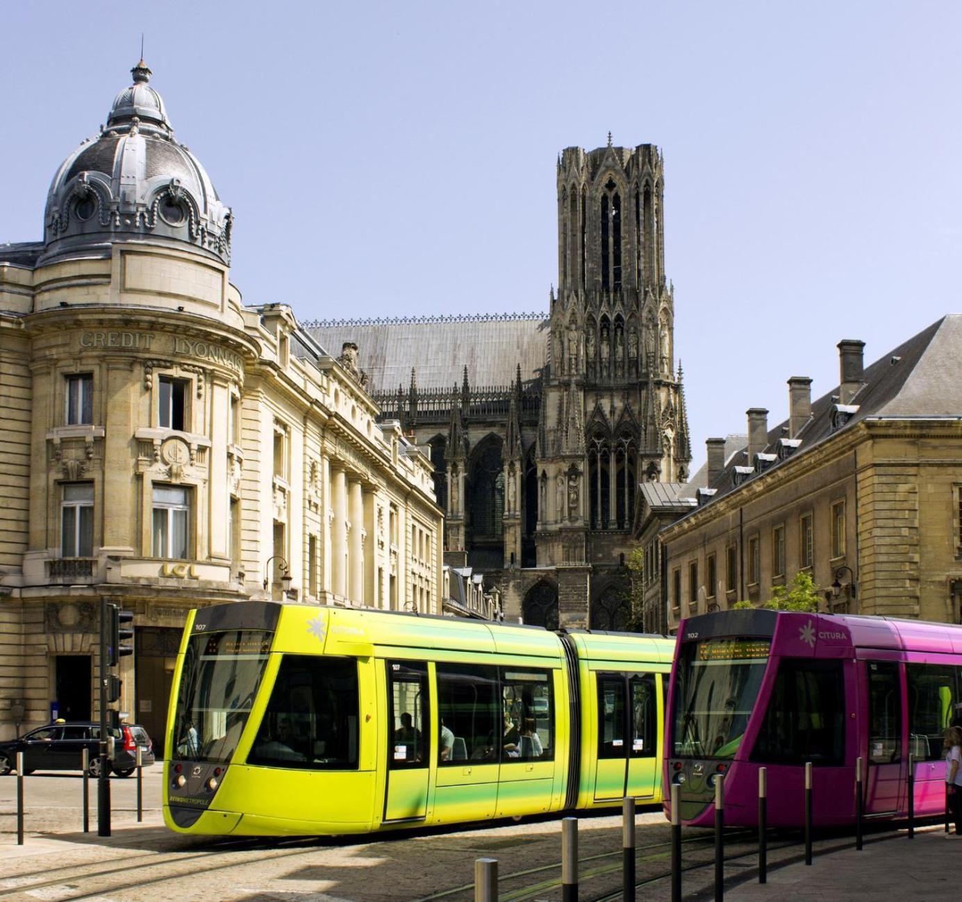 Les Rives Remoises Daire Reims Dış mekan fotoğraf